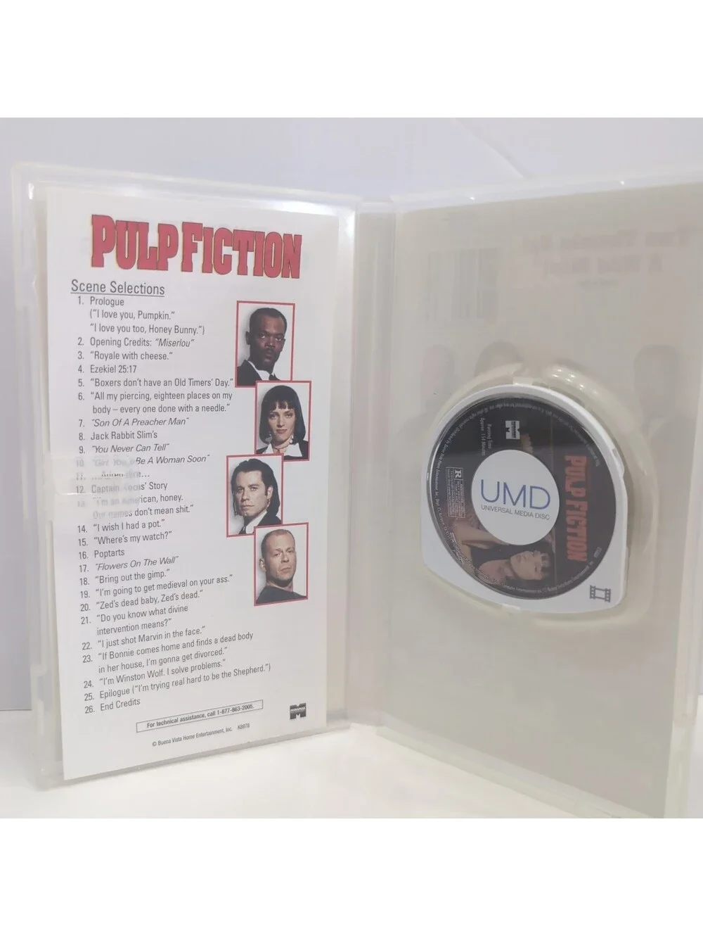 Pulp Fiction UMD-Movie 2005 PSP CIB Complete w/ Scene Selection Tested Works